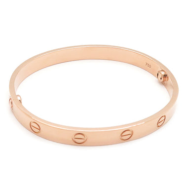 カルティエ Cartier LOVE ラブブレス B6067417 ピンクゴールド K18PG #17 ブレスレット 750 18K 18金 バングル