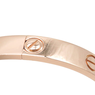 カルティエ Cartier LOVE ラブブレス B6067417 ピンクゴールド K18PG #17 ブレスレット 750 18K 18金 バングル