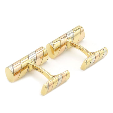 ヴァンクリーフアーペル Van Cleef & Arpels シルバー×イエローゴールド×ピンクゴールド×ホワイトゴールド K18YG K18PG K18WG シルバー925 カフス Au750 トリプルカラー