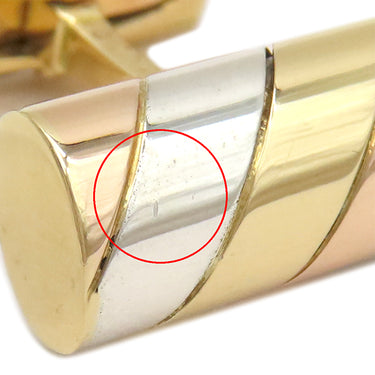 ヴァンクリーフアーペル Van Cleef & Arpels シルバー×イエローゴールド×ピンクゴールド×ホワイトゴールド K18YG K18PG K18WG シルバー925 カフス Au750 トリプルカラー