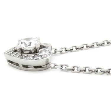 カルティエ Cartier ユアマイン プラチナシルバー Pt950 ダイヤモンド K18WG(留め具) ネックレス プラチナ 950 ハート ダイヤ
