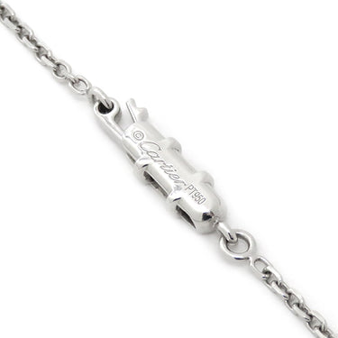 カルティエ Cartier ユアマイン プラチナシルバー Pt950 ダイヤモンド K18WG(留め具) ネックレス プラチナ 950 ハート ダイヤ