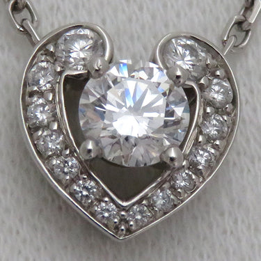 カルティエ Cartier ユアマイン プラチナシルバー Pt950 ダイヤモンド K18WG(留め具) ネックレス プラチナ 950 ハート ダイヤ