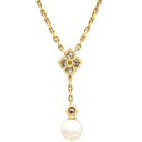 カルティエ Cartier ヒンドゥ パール ダイヤ イエローゴールド K18YG パール ダイヤモンド ネックレス 18金 18K