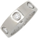 カルティエ Cartier ラブリング フルダイヤ B4026050 ホワイトゴールド K18WG ダイヤモンド #50(JP10) リング 指輪 LOVE Ring 750WG 10号