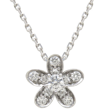 ヴァンクリーフアーペル Van Cleef & Arpels ソクラテス 1フラワー VCARG44200 ホワイトゴールド K18WG ダイヤモンド ネックレス 11石