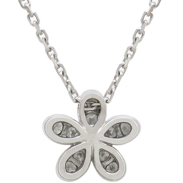 ヴァンクリーフアーペル Van Cleef & Arpels ソクラテス 1フラワー VCARG44200 ホワイトゴールド K18WG ダイヤモンド ネックレス 11石