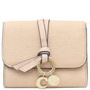 クロエ Chloe アルファベット ミニ コンパクトウォレット CHC21WP945F576J5 セメントピンク レザー 三つ折り財布 ゴールド金具 新品 未使用