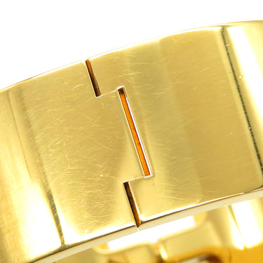 エルメス HERMES クリッククラックH PM パープル×ゴールド GP エナメル ブレスレット Hブレス