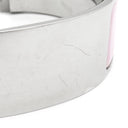 エルメス HERMES クリッククラックH GM ピンクXシルバー メタル エナメル ブレスレット Hブレス