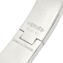 エルメス HERMES クリックHH T4 ブラックXシルバー メタル エナメル ブレスレット Hブレス 黒