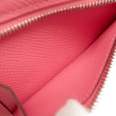 エルメス HERMES ベアン コンビネ ローズアザレ ヴォーエプソン 三つ折り財布 シルバー金具