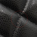 シャネル CHANEL GST トートバッグ A50995 ブラック キャビアスキン トートバッグ シルバー金具 黒 チェーンショルダー ココマーク