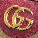 グッチ GUCCI マイクロGG ドラえもん コラボ トート 654345 ブラウン×レッド GGスプリームキャンバス レザー 2WAYバッグ ゴールド金具 茶 赤 牛ドラえもん 肩掛け