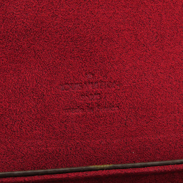 ルイヴィトン LOUIS VUITTON ソナチネ M51902 モノグラム モノグラムキャンバス ハンドバッグ ゴールド金具 茶 赤