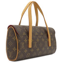 ルイヴィトン LOUIS VUITTON ソナチネ M51902 モノグラム モノグラムキャンバス ハンドバッグ ゴールド金具 茶 赤
