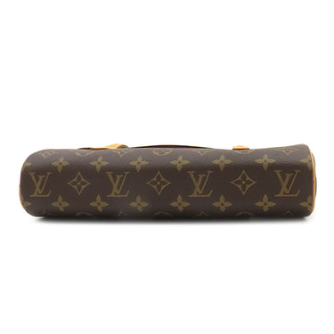 ルイヴィトン LOUIS VUITTON ソナチネ M51902 モノグラム モノグラムキャンバス ハンドバッグ ゴールド金具 茶 赤