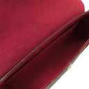 ルイヴィトン LOUIS VUITTON ソナチネ M51902 モノグラム モノグラムキャンバス ハンドバッグ ゴールド金具 茶 赤