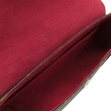 ルイヴィトン LOUIS VUITTON ソナチネ M51902 モノグラム モノグラムキャンバス ハンドバッグ ゴールド金具 茶 赤