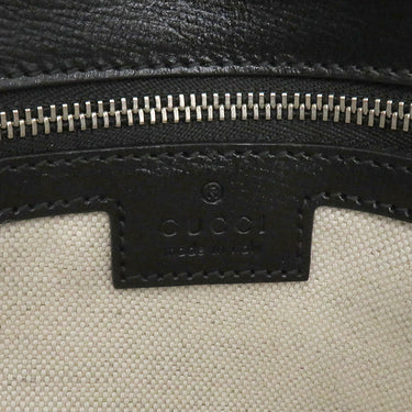 グッチ GUCCI ホースビット 1955 764155 ブラック レザー ショルダーバッグ シルバー金具 黒 ワンショルダーバッグ