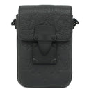 ルイヴィトン LOUIS VUITTON Sロック ヴェルティカル ウェアラブル ウォレット M81524 ノワール トリヨンモノグラムレザー ショルダーバッグ マットブラック金具 斜め掛け 黒