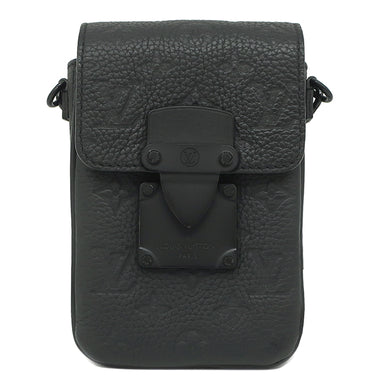 ルイヴィトン LOUIS VUITTON Sロック ヴェルティカル ウェアラブル ウォレット M81524 ノワール トリヨンモノグラムレザー ショルダーバッグ マットブラック金具 斜め掛け 黒