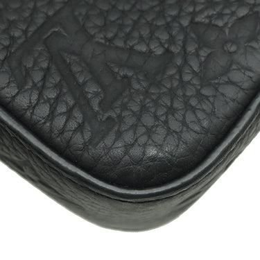 ルイヴィトン LOUIS VUITTON Sロック ヴェルティカル ウェアラブル ウォレット M81524 ノワール トリヨンモノグラムレザー ショルダーバッグ マットブラック金具 斜め掛け 黒