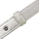 シャネル CHANEL ボーイシャネル シルバー×ブラック カーフ ショルダーバッグ シルバー金具 黒 バイカラー ココマーク