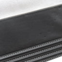 シャネル CHANEL ボーイシャネル シルバー×ブラック カーフ ショルダーバッグ シルバー金具 黒 バイカラー ココマーク