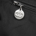 シャネル CHANEL マトラッセ  ブラック レザー ショルダーバッグ シルバー金具 黒 ココマーク トートバッグ 肩掛け