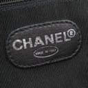 シャネル CHANEL マトラッセ  ブラック レザー ショルダーバッグ シルバー金具 黒 ココマーク トートバッグ 肩掛け