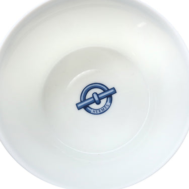 エルメス HERMES シェーヌダンクル モーニングカップ＆ソーサー オーシャンブルー 磁器 食器 コーヒーカップ ティーカップ ポーセリン