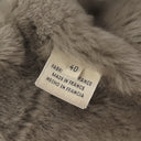 エルメス HERMES マルジェラ期 ムートン ブラウン ラムスキン 13198 コート 茶 グレージュ