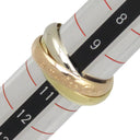 カルティエ Cartier トリニティ クラシック ホワイトゴールドXイエローゴールドXピンクゴールド K18WG K18YG K18PG #51(JP11) リング 指輪 3連 3カラー 10号