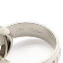 カルティエ Cartier トリニティ 1998年クリスマス限定 ホワイトゴールド K18WG #47(JP7) リング 指輪 3連 6.5号