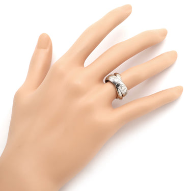 カルティエ Cartier トリニティ 1998年クリスマス限定 ホワイトゴールド K18WG #47(JP7) リング 指輪 3連 6.5号