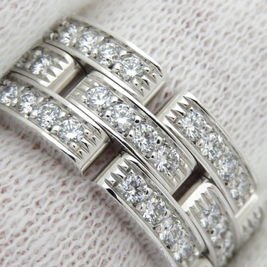 カルティエ Cartier マイヨンパンテール 3連 フルダイヤ N4111748 ホワイトゴールド K18WG ダイヤモンド #48(JP8) リング 指輪 750WG 18K 7号