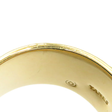 ヤーネス YANES クロスモチーフ K18YG エナメル リング 指輪 K18YG×エナメル レッド 11号