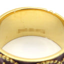 ヤーネス YANES クロスモチーフ K18YG エナメル リング 指輪 K18YG×エナメル レッド 11号