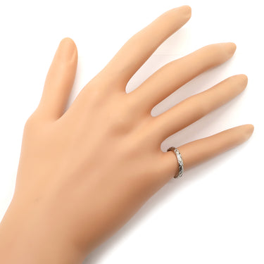 シャネル CHANEL マトラッセ プラチナシルバー Pt950 純正ダイヤモンド #46(JP6) リング 指輪 純正ダイヤ 3P 6号