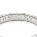 シャネル CHANEL マトラッセ プラチナシルバー Pt950 純正ダイヤモンド #46(JP6) リング 指輪 純正ダイヤ 3P 6号