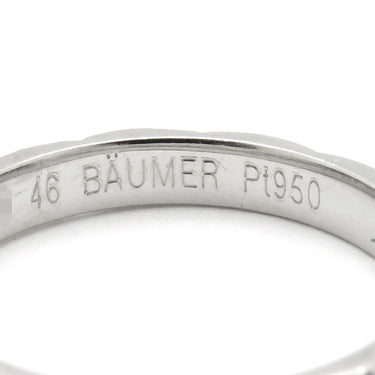 シャネル CHANEL マトラッセ プラチナシルバー Pt950 純正ダイヤモンド #46(JP6) リング 指輪 純正ダイヤ 3P 6号