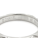 シャネル CHANEL マトラッセ プラチナシルバー Pt950 純正ダイヤモンド #46(JP6) リング 指輪 純正ダイヤ 3P 6号