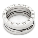 ブルガリ BVLGARI ビーゼロワン B-zero1 2バンドリング ホワイトゴールド K18WG #48(JP8) リング 指輪 750 18金 7.5号