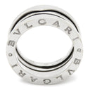 ブルガリ BVLGARI ビーゼロワン B-zero1 2バンドリング ホワイトゴールド K18WG #48(JP8) リング 指輪 750 18金 7.5号