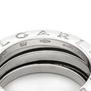 ブルガリ BVLGARI ビーゼロワン B-zero1 2バンドリング ホワイトゴールド K18WG #48(JP8) リング 指輪 750 18金 7.5号