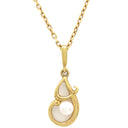 ミキモト MIKIMOTO パールネックレス イエローゴールド×パールホワイト K18YG パール ネックレス MIKIMOTO 1P 一粒 真珠 18K 18金 Au750