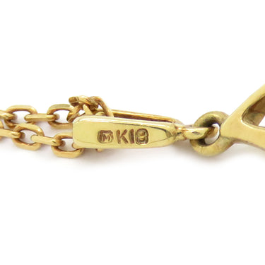 ミキモト MIKIMOTO パールネックレス イエローゴールド×パールホワイト K18YG パール ネックレス MIKIMOTO 1P 一粒 真珠 18K 18金 Au750