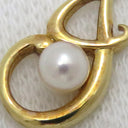 ミキモト MIKIMOTO パールネックレス イエローゴールド×パールホワイト K18YG パール ネックレス MIKIMOTO 1P 一粒 真珠 18K 18金 Au750