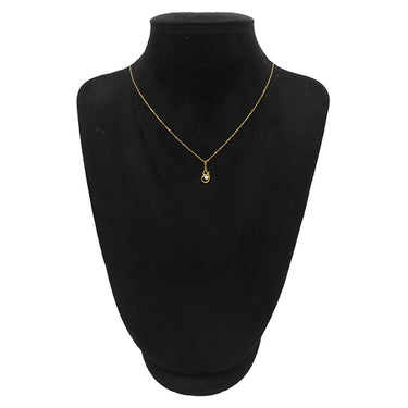 ミキモト MIKIMOTO パールネックレス イエローゴールド×パールホワイト K18YG パール ネックレス MIKIMOTO 1P 一粒 真珠 18K 18金 Au750